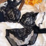 Red Lace Wireless Push-Up Bra for Small Bust Bridal Lingerie - Image 2