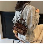 Vintage Plaid Toast Handbag Convertible Shoulder Crossbody Bag - Image 20