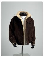 Men’s Retro Stand Collar Fleece-Lined Padded Jacket - Image 11