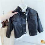 Faux Leather Biker Jacket - Image 3