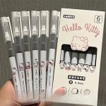 Hello Kitty Liquid Ink Rollerball Pen – High-Quality, Quick-Drying 0.5mm Black Pen, Cute Design for Exams and Writing - Image 2