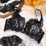 Red Lace Wireless Push-Up Bra for Small Bust Bridal Lingerie - Image 11