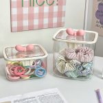 Hair Accessories Storage Box – Clear Organizer for Girls’ Hair Ties, Clips, and Jewelry - Image 5