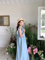 Designed with beautiful back and flying sleeves, bow tie A-Line Dress - Image 7