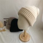Women’s Double-Layer Rabbit Fur Knit Beanie - Image 12