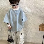 Korean Denim Two-Piece Set