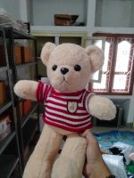 Teddy Bear Soft Toy with T-Shirt – Cuddly Stuffed Animal Plush for Kids & Gifts - Image 3