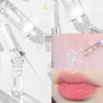 NOVO Hydrating Lip Gloss – Plumping, Exfoliating, Reduces Lip Lines, Moisturizing Lip Oil, Clear and Transparent Gloss - Image 6