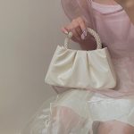 High End Pleated Cloud Portable Shoulder Crossbody Bag