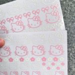 Hello Kitty Line Art Waterproof Crystal Transfer Stickers for Phone Case, Cup & Accessories - Image 11