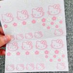 Hello Kitty Line Art Waterproof Crystal Transfer Stickers for Phone Case, Cup & Accessories - Image 12