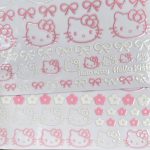 Hello Kitty Line Art Waterproof Crystal Transfer Stickers for Phone Case, Cup & Accessories - Image 13