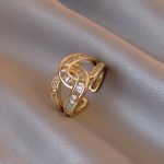 Minimal Open Design Statement Ring for Women, Light Luxury Index Finger Band - Image 4