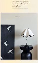 Petal Umbrella Table Lamp – Elegant Minimalist Aesthetic Night Light for Bedroom and Study - Image 19