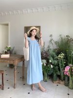 Designed with beautiful back and flying sleeves, bow tie A-Line Dress - Image 14