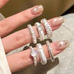 Chinese Style Brushed Open Ring – Luxury Adjustable Couple Ring - Image 3