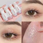 One Drop of Tears Liquid Eyeshadow Eye Makeup Silkworm Pearlescent Ultra-Sparkling Sparkling Fine Glitter Powder - Image 9