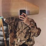 Men’s Vintage Chain Print Short Sleeve Shirt – Loose Fit Hong Kong Style Casual Top - Image 2