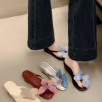 Fairy Style Summer Heeled Slides