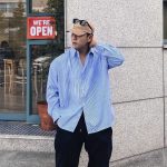 Men’s Vintage Striped Work Shirt – Loose Fit American Style Long Sleeve Pocket Shirt - Image 6