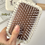 Hello Kitty Wooden Massage Hair Brush – Anti-Static Air Cushion Brush for Tangle-Free Styling - Image 2