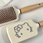 Hello Kitty Wooden Massage Hair Brush – Anti-Static Air Cushion Brush for Tangle-Free Styling - Image 4