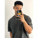 Men’s Heavyweight Vintage Dark Gray T-Shirt – Pure Cotton Streetwear Loose Fit Tee - Image 2