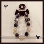 Trendy Ins-Style Unique Bow Bead Chain Wrist Strap Bracelet, Universal for All Phone Cases - Image 4