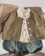 Korean Style Retro Kids Jeans - Image 7