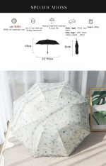 Double-Layer Lace Folding Umbrella for Women – UV Protection Sun and Rain Umbrella - Image 18