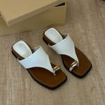 Elegant Toe Ring Flat Sandals – Fashion Casual Slip-On Beach Slides for Women - Image 11